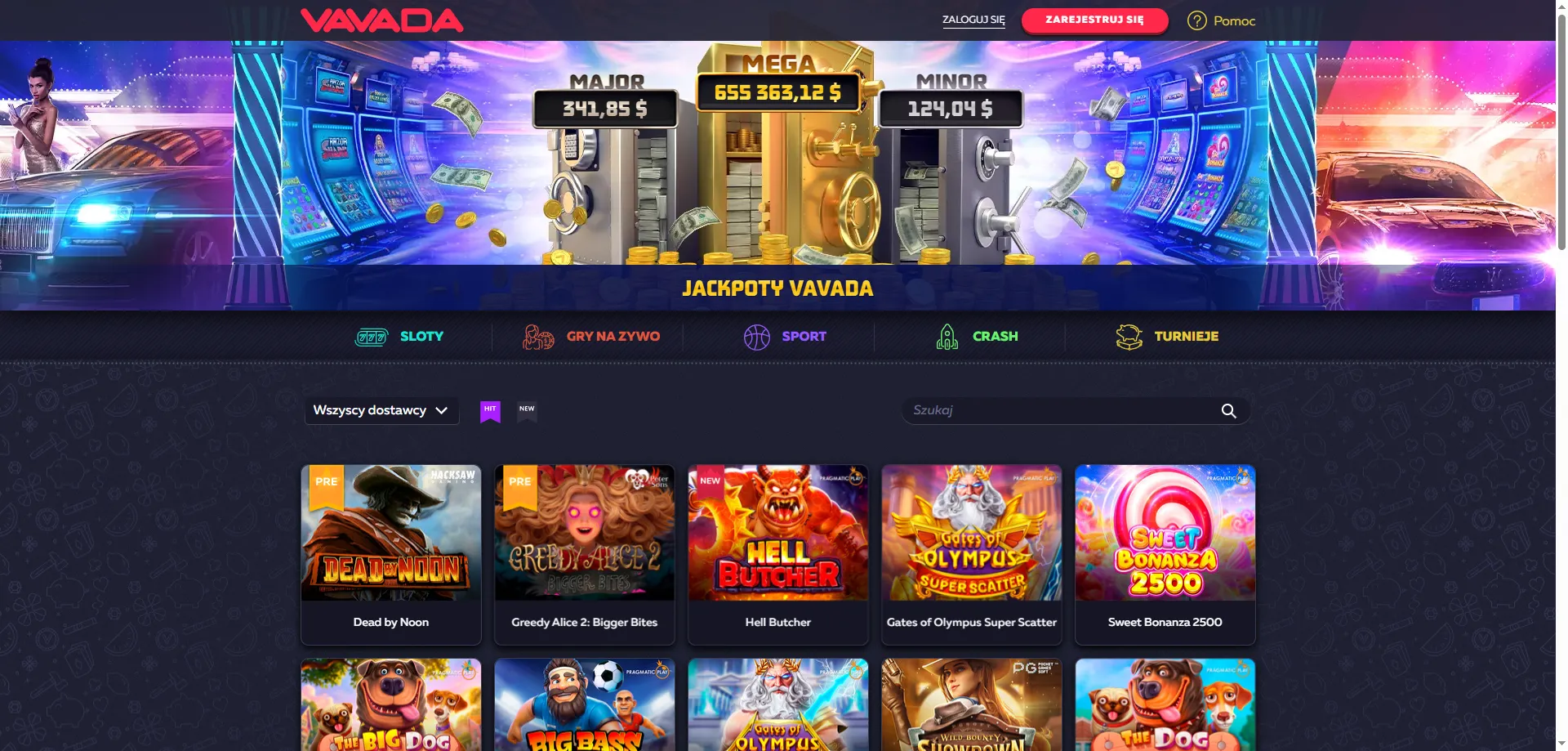 Vavada Casino strona gł&oacute;wna &mdash; przegląd oferty dla graczy z Polski
